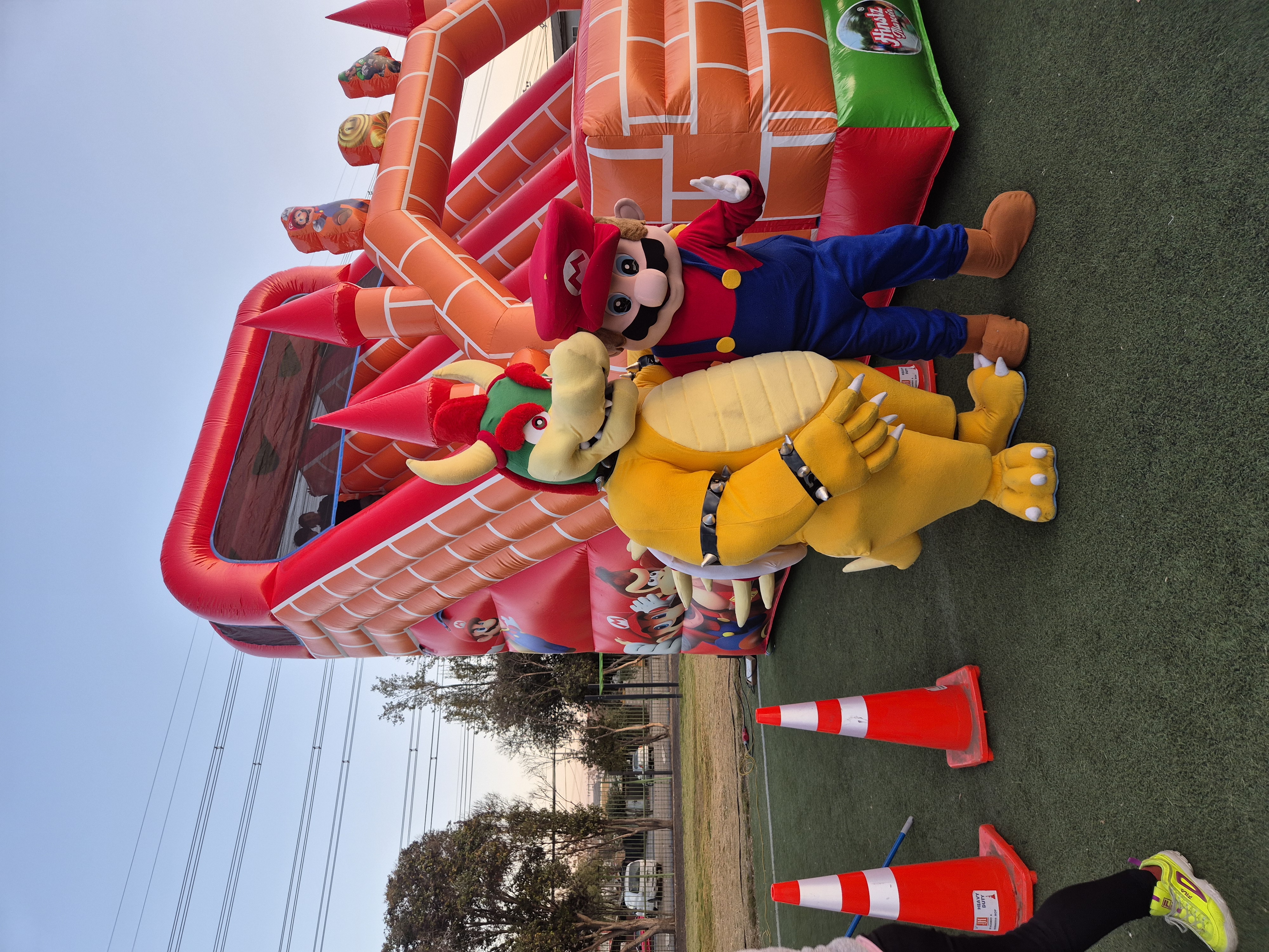 Corpóreos Mario y Bowser Mandi Eventos