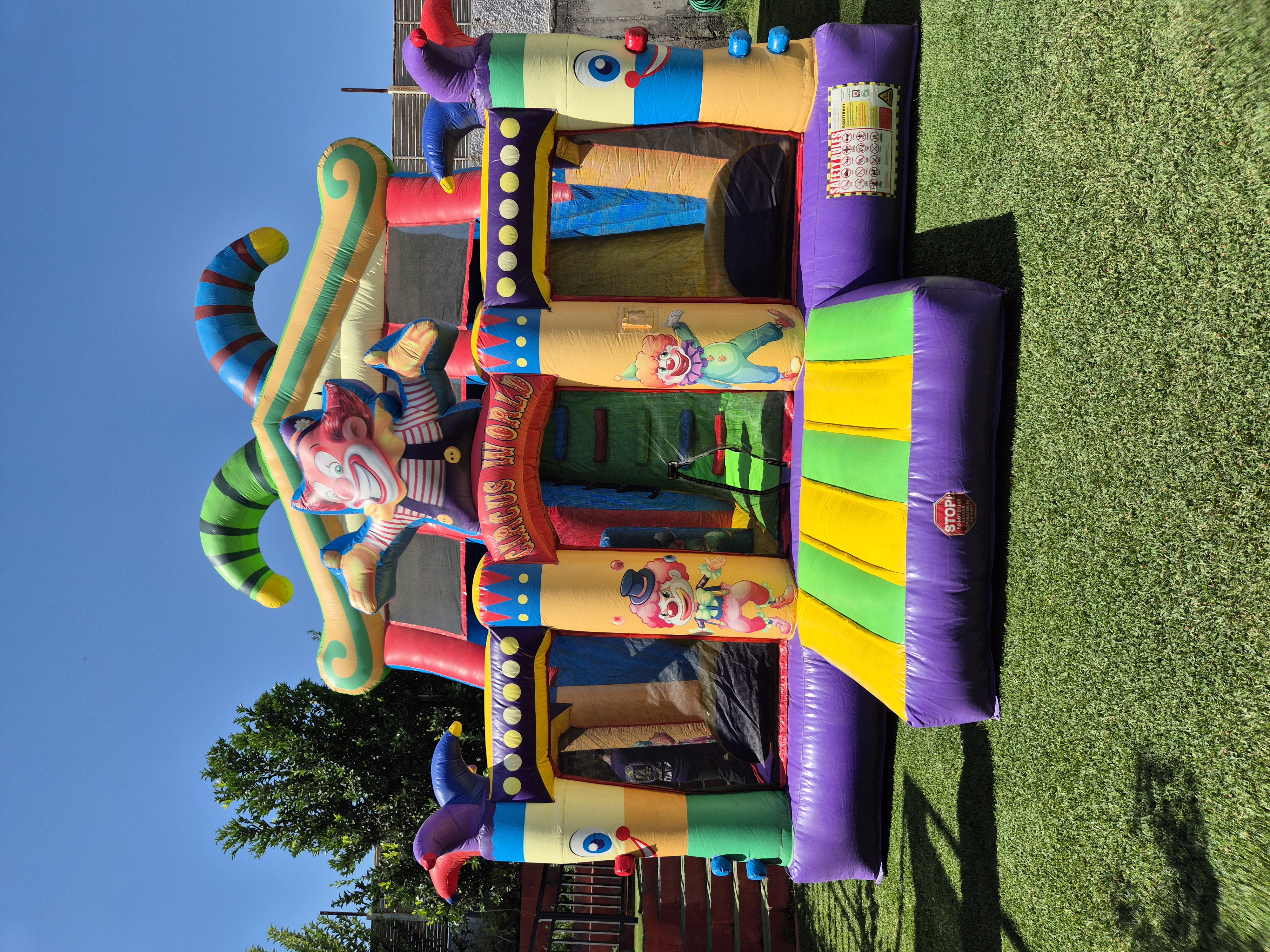 Tobogán Circo inflable