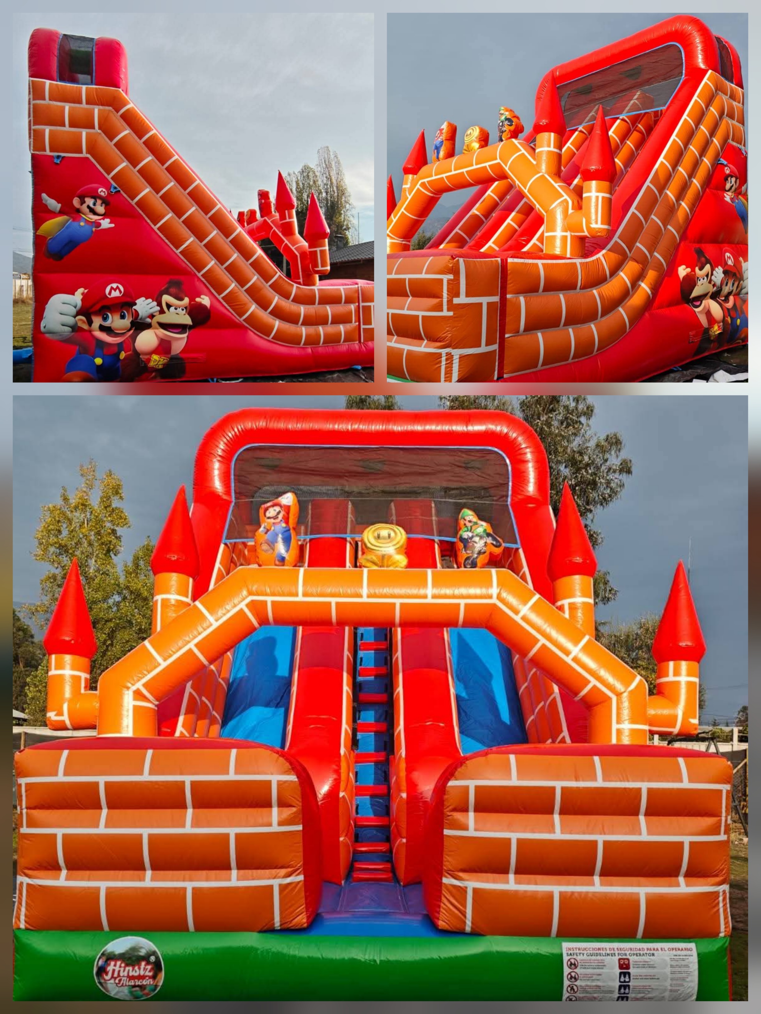 Tobogán Mario inflable